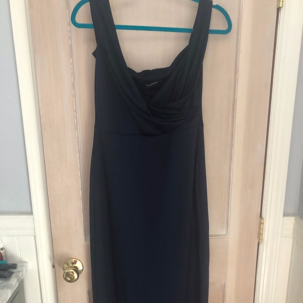Pretty Little Thing Navy Formal Dress